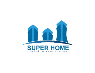 Projekt graficzny logo dla firmy online super home